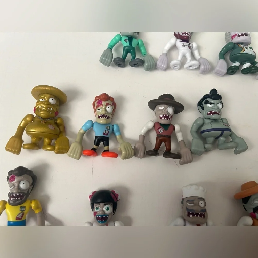 Bandai Lot of 13 World of Zombies Figure Toys